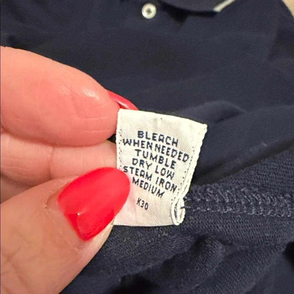 Polo Ralph Lauren Shirt Mens XXL Navy Grey Print Pony Soft Touch Cotton